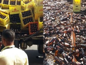 Caminhão com carga de cerveja tomba em Alagoas
