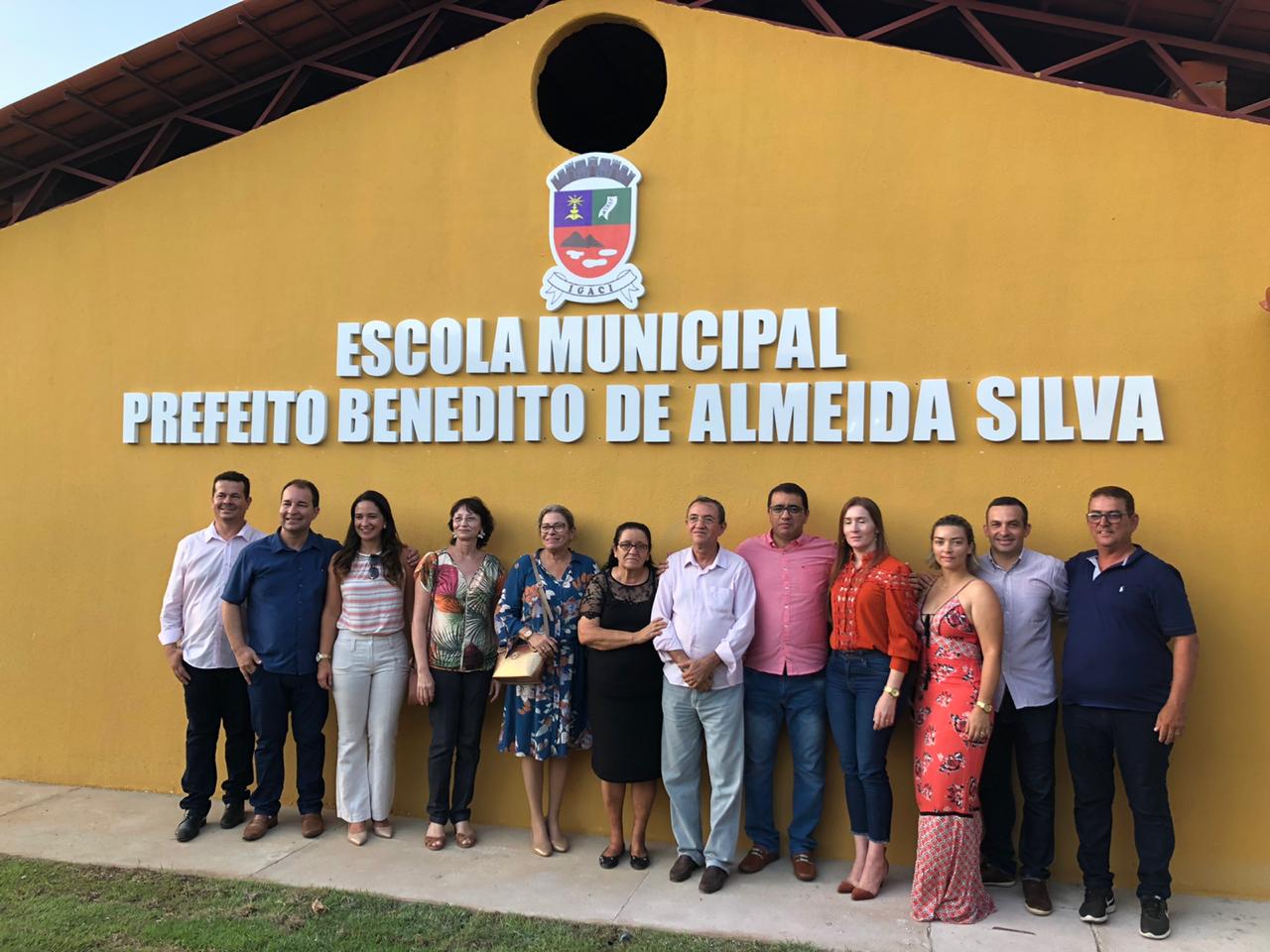 Prefeito de Igaci inaugura escola em homenagem a Benedito Almeida