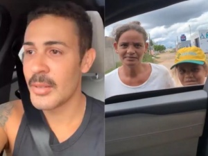 Carlinhos Maia doa 25 mil reais para seguidora na rua em Alagoas