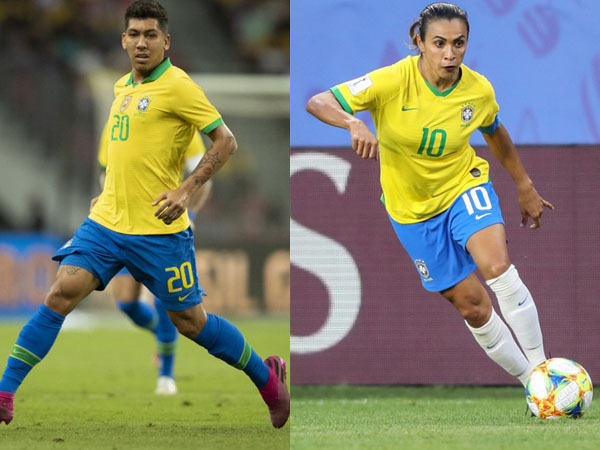 Firmino e Marta serão homenageados com a Comenda Zagallo