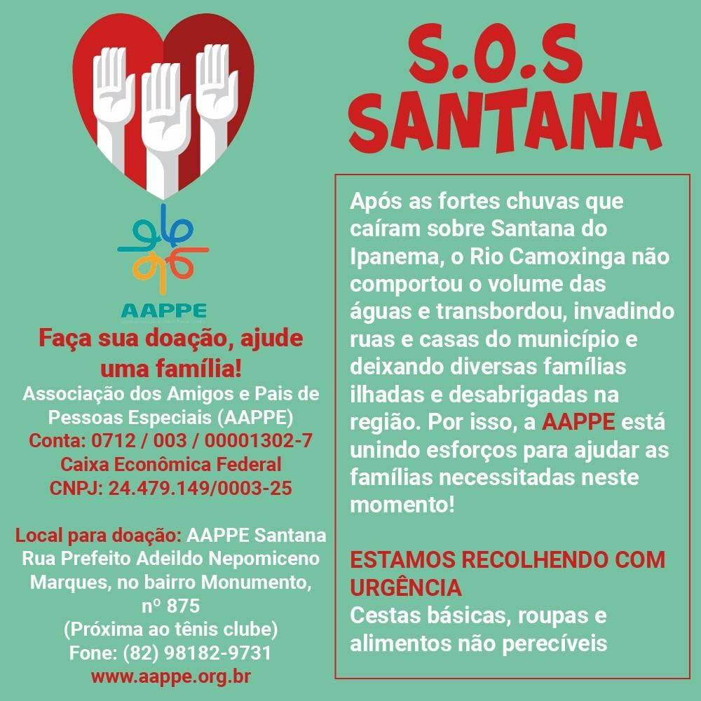 Inundação em Santana do Ipanema, AL, causa danos em mais de 100 moradias