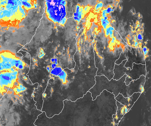 Fim de semana deve ser chuvoso e com trovoadas em toda Alagoas
