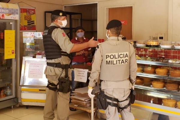 PM registra redução de 30, 8% nos flagrantes de descumprimento ao decreto de emergência