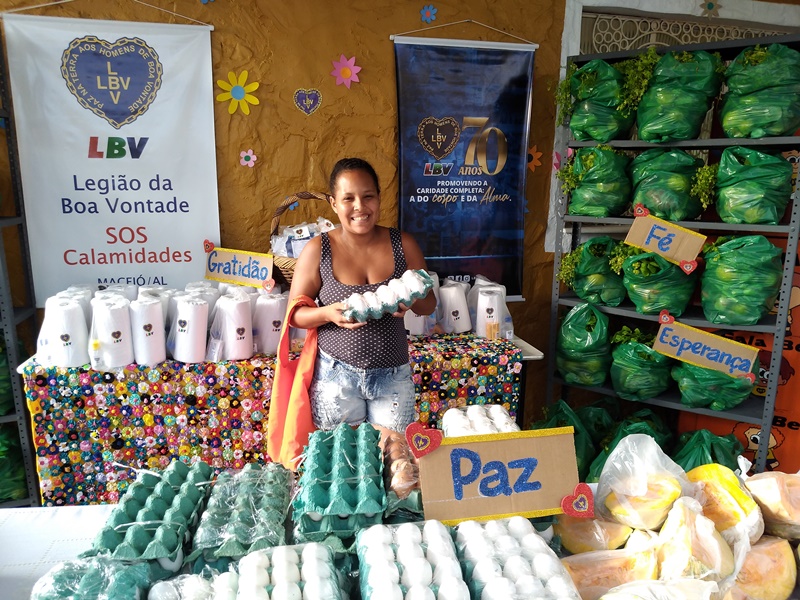 LBV ampara famílias alagoanas de baixa renda afetadas pela pandemia