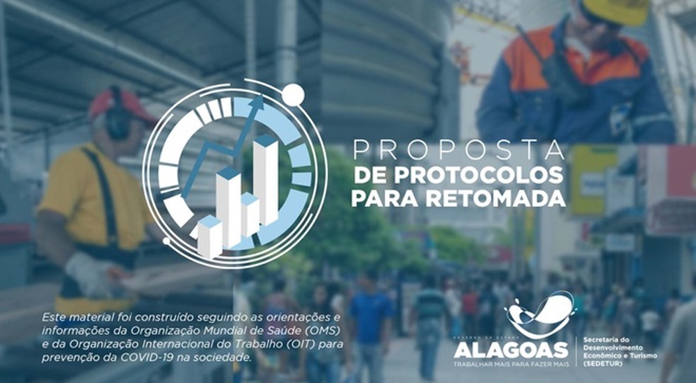 Sem data definida, Governo de AL propõe protocolos para retomada de setores da economia