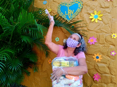 LBV assiste famílias vulneráveis em AL, para amenizar os efeitos da pandemia