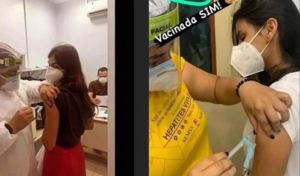 Gêmeas milionárias são vacinadas contra Covid-19 após nomeação às pressas em UBS