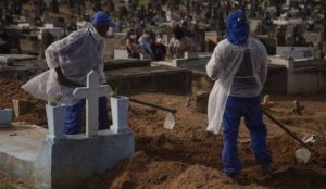 Brasil registra 1.786 mortes em 24 horas; total chega a 261 mil