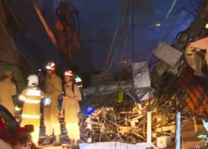 Prédio de quatro andares desaba na zona oeste do Rio de Janeiro