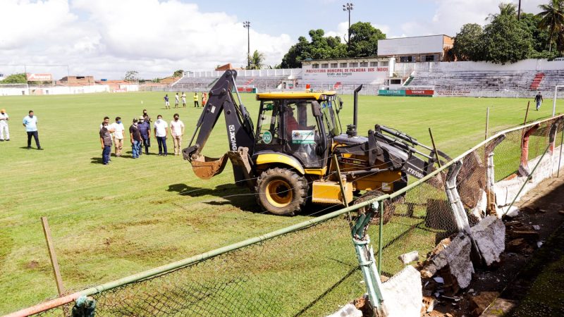 Estádio Juca Sampaio recebe primeira etapa de manutenção