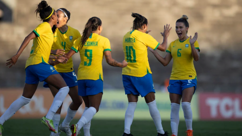 Seleção Brasileira de futebol feminino massacra Argentina por 4 a 1 em amistoso na Paraíba