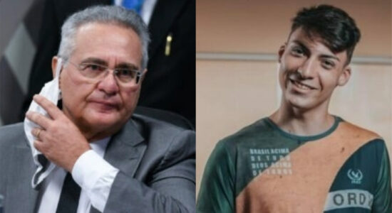 Calheiros ironiza boato de nome de filho de Bolsonaro ser em sua homenagem