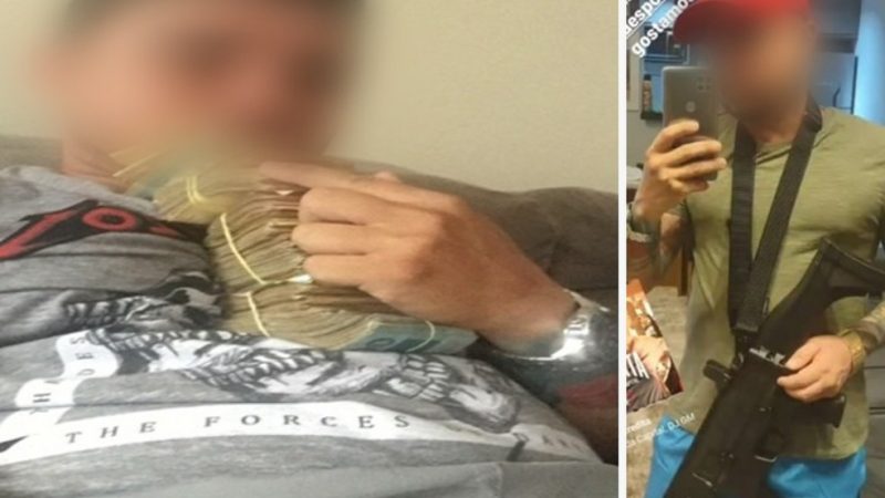 Preso que trazia cocaína da Bolívia para o Brasil ostentava maços de dinheiro e fuzil nas redes sociais, diz polícia