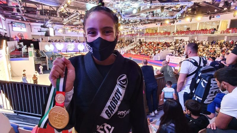 Alagoana de 11 anos vence Campeonato Mundial de Jiu Jitsu em Abu Dhabi