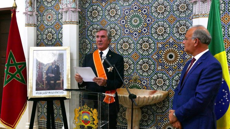 Collor é homenageado pelo Rei do Marrocos com a outorga da Wissam de Grand Cordon Alaouite