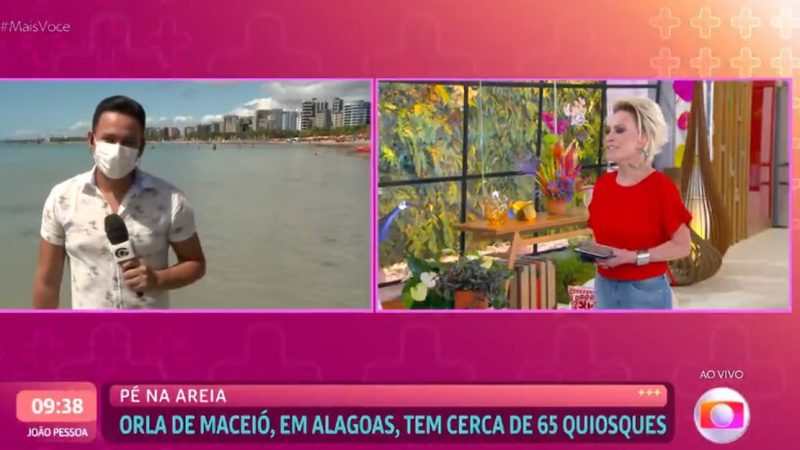 Ana Maria Braga mostra em rede nacional belezas de Maceió