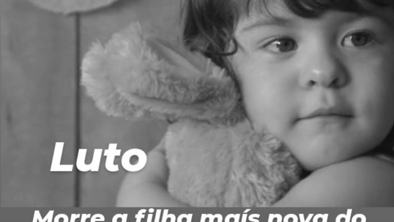 Criança de 5 anos, filha de vereador por Arapiraca, morre após se engasgar