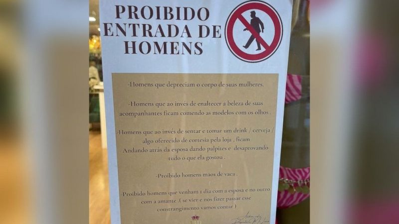 Empresária cearense proíbe entrada de homens com comportamentos desrespeitosos em loja após casos de assédio contra clientes e funcionárias