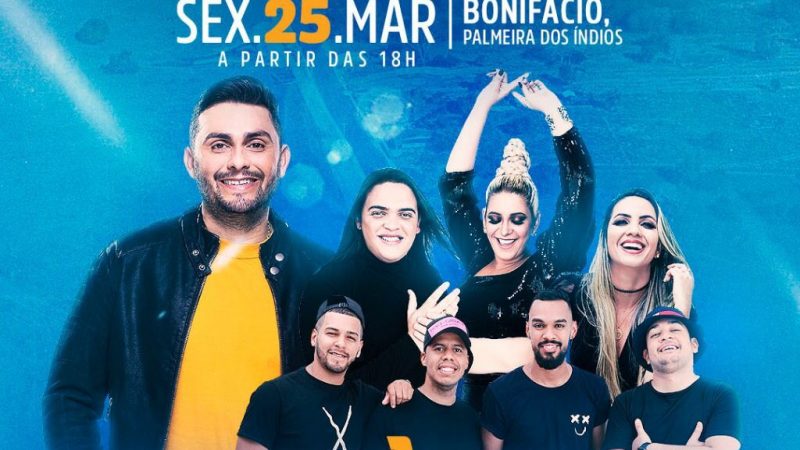 Prefeitura de Palmeira inaugura a Transbonifácio com grandes atrações na sexta, 25