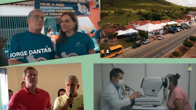 Em Pão de Açúcar, povoado teve um dia de muita ação com a presença de toda estrutura da Prefeitura