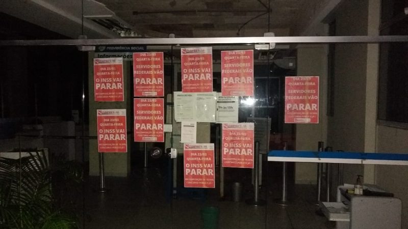 Servidores do INSS em AL aderem à greve nacional e agências fecham as portas nesta quarta-feira