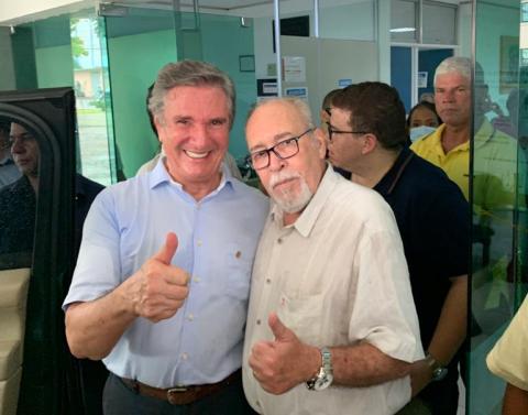 Hospital Santa Rita recebe Senador Fernando Collor para conhecer obra da Nova Maternidade