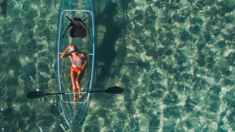 Alagoas já oferece o famoso passeio de caiaque transparente no Brasil