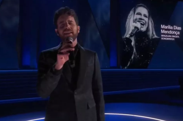 Marília Mendonça é homenageada na cerimônia do Grammy 2022