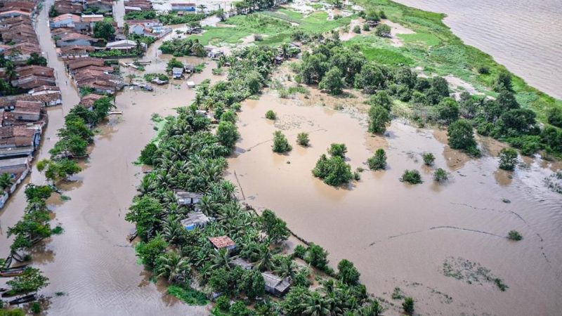 Cinco municípios permanecem em estado crítico e um em estado de alerta por causa das chuvas em AL