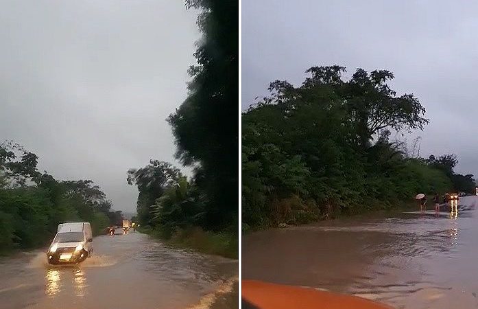 Saiba quais as rodovias federais de AL interditadas devido as chuvas