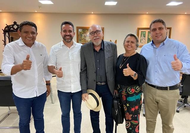Provedor do Santa Rita se reúne com governador Paulo Dantas e Prefeito Júlio Cezar