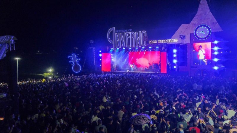 Festival de inverno de Mar Vermelho recebe 50 mil pessoas nos dias de festa