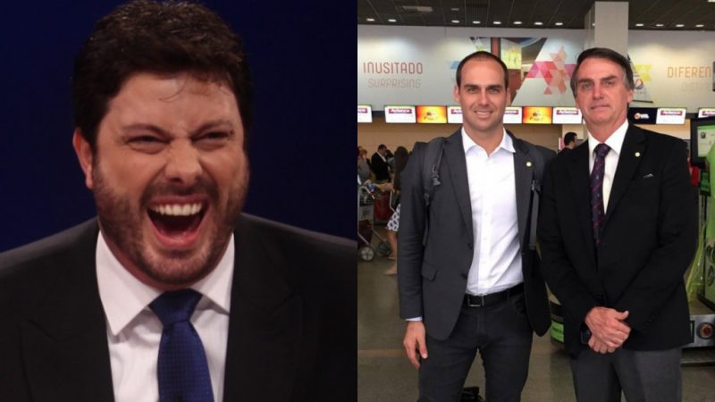 Eduardo Bolsonaro e Danilo Gentili brigam após post deletado: “Mimado”