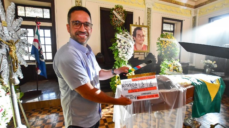 Governador Paulo Dantas vira diretor por um dia em visita ao set de filmagem de Deus Ainda é Brasileiro