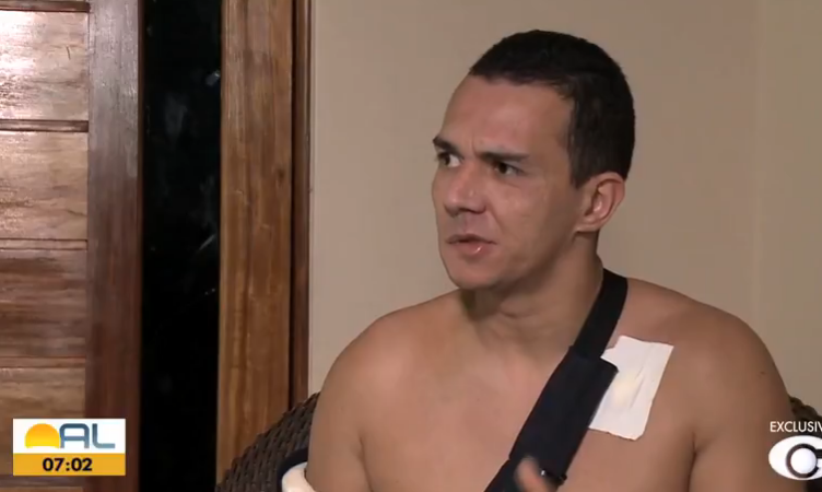 PM atropelado relata emocionado que só soube da morte de noiva cinco dias após o acidente