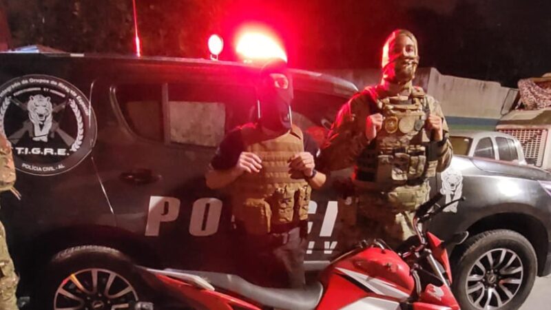 Polícia Civil Recupera Motocicleta Roubada em Operação no Conjunto Cidade Sorriso, Maceió