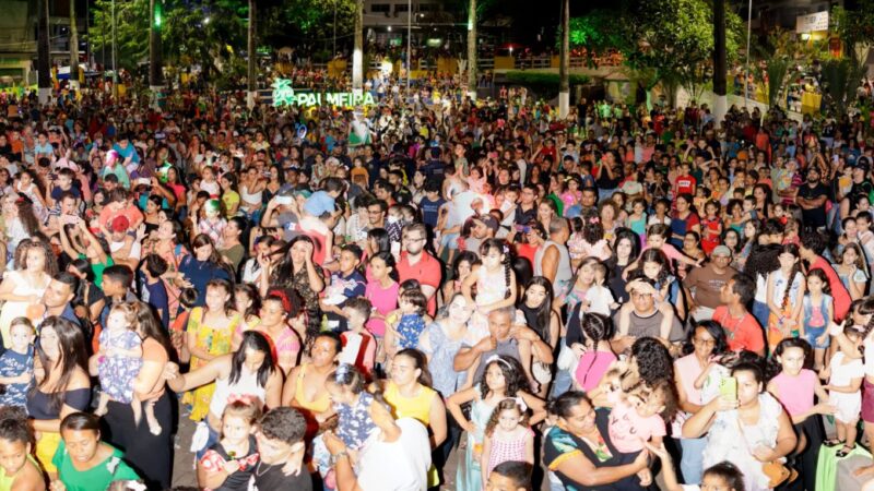 Brincadeiras, shows e muita diversão: Confira como foi a Festa das Crianças em Palmeira dos Índios