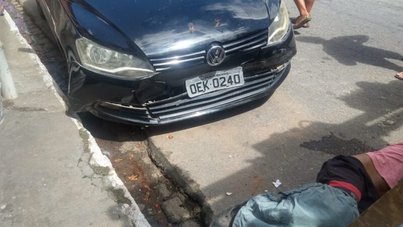 Homem passa mal e atropela gari em Quebrangulo