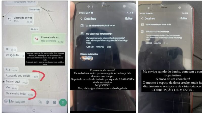 Mulher diz que vídeos enviados a motorista da creche pela filha em Maceió foram gravados quando ela saía do banho
