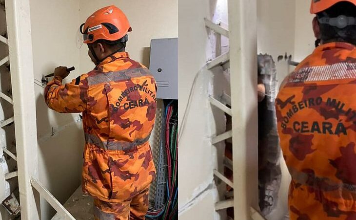 Paciente Fica Preso Entre Paredes ao Tentar Fugir de Hospital no Ceará