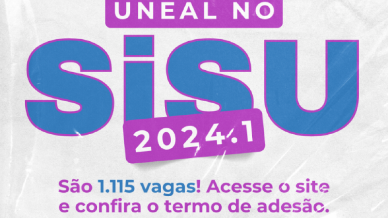 Universidade Estadual de Alagoas abre inscrições para 1.115 vagas em 33 cursos pelo SiSU 2024