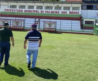 Comissão de cronistas aprova condições das cabines de rádio e TV do Gerson Amaral e Juca Sampaio