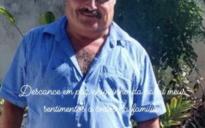 Morre aos 62 anos, “Chiquinho da Casal”, ex-vereador de Palmeira dos Índios