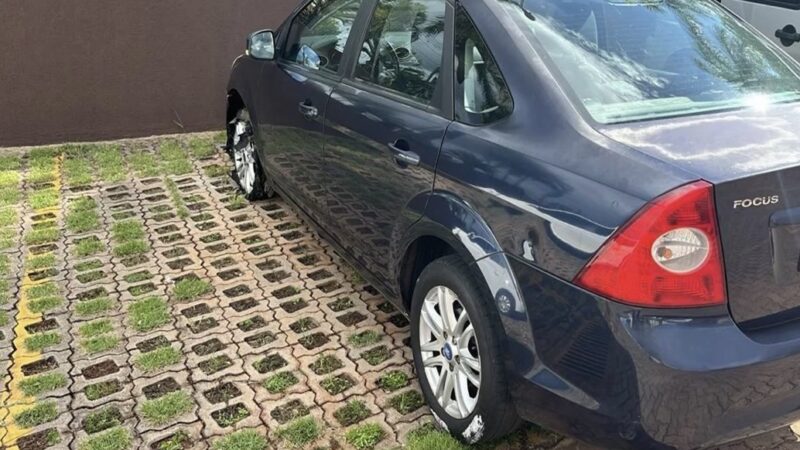 PF identifica e ouve suspeito de tentar invadir Alvorada com carro