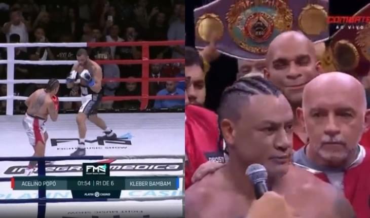 Popó nocauteia Bambam em 36 segundos e web cai na zoação