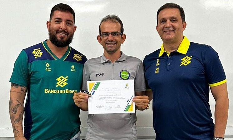 Professor do Interior de Alagoas é aprovado em Curso Nacional de Treinadores de Voleibol