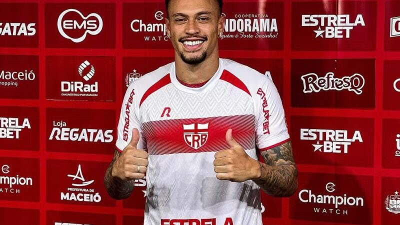 CRB: Vitinho sofre ruptura no ligamento cruzado anterior do joelho esquerdo e passará por cirurgia