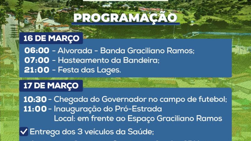 Quebrangulo comemora 152 anos de emancipação política com inaugurações, obras e entrega de veículos