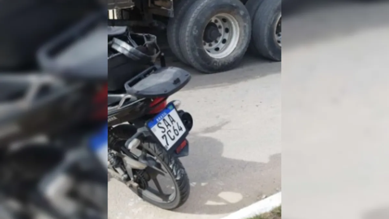 Segunda tragédia em menos de 24 horas: Motociclista morre atropelado por caminhão no Antares