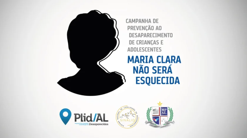 Campanha “Maria Clara não será esquecida” fortalece rede de busca por crianças desaparecidas